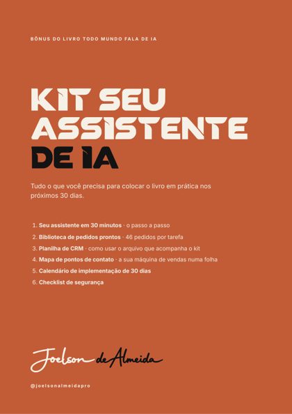 Capa do Kit Seu Assistente de IA